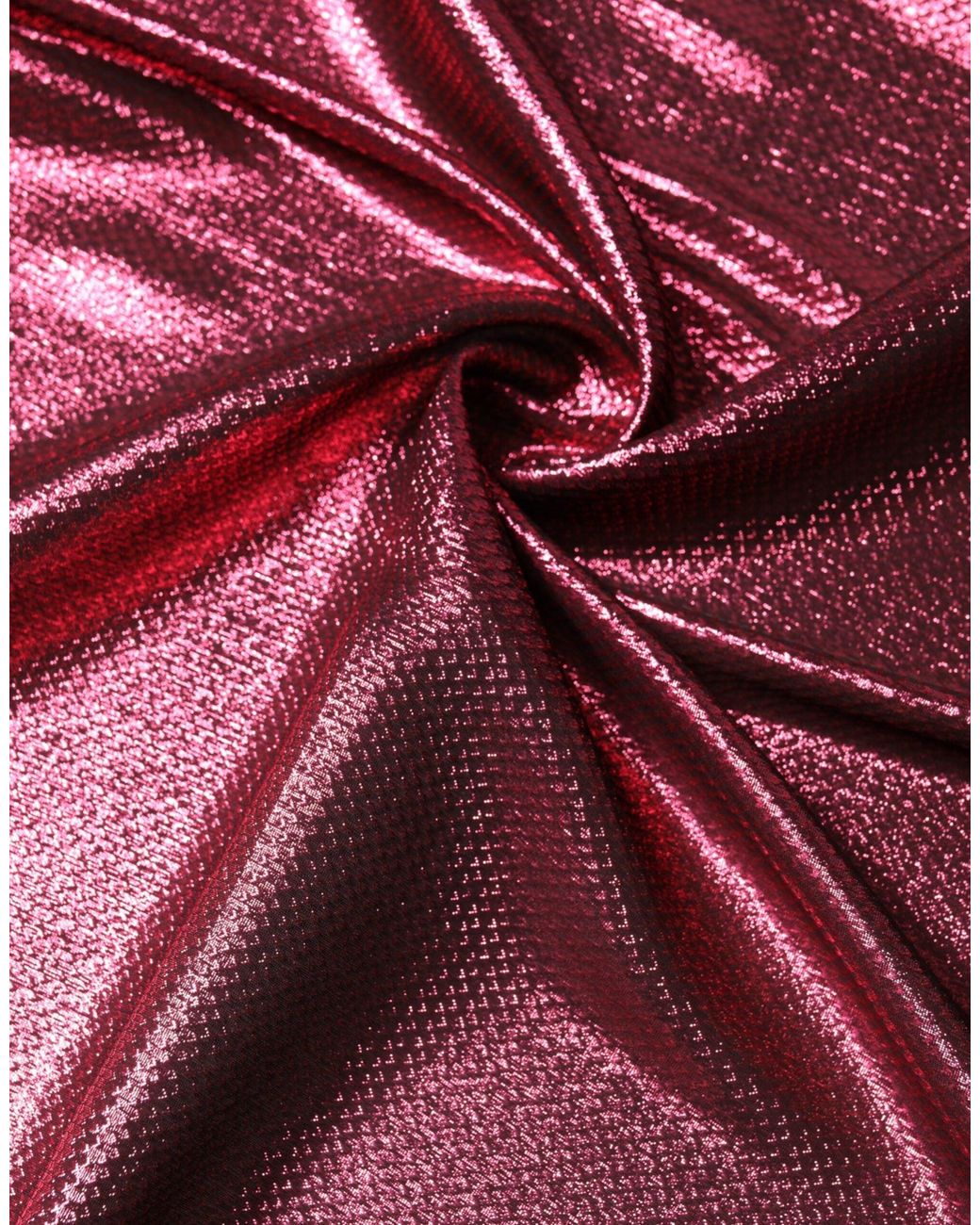 Dolce & Gabbana Purple Metallic Silk Square Foulard Scarf for men