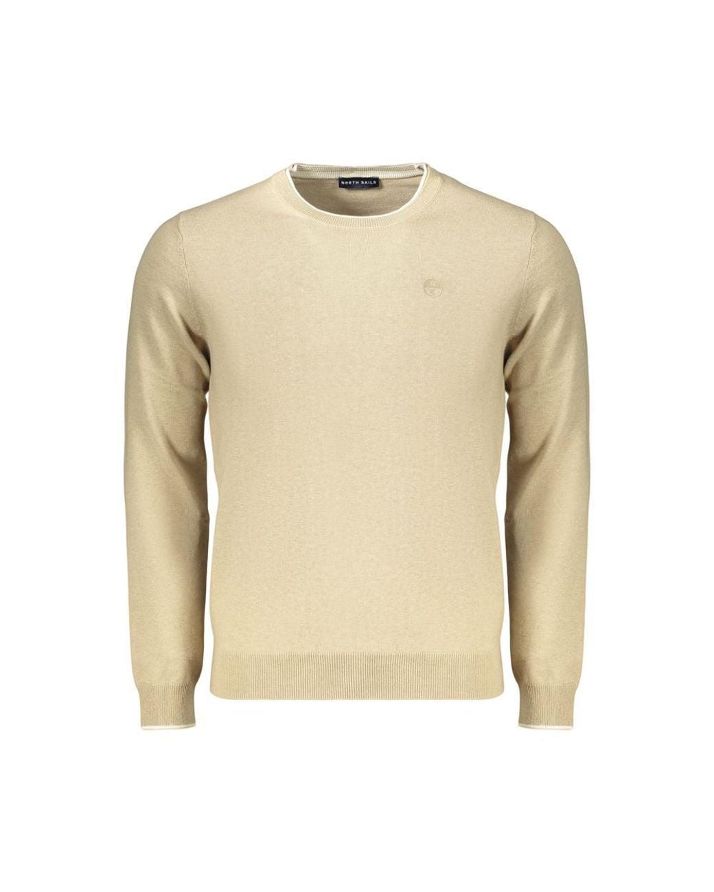 North Sails Natural Beige Cotton Men's Pullover for men