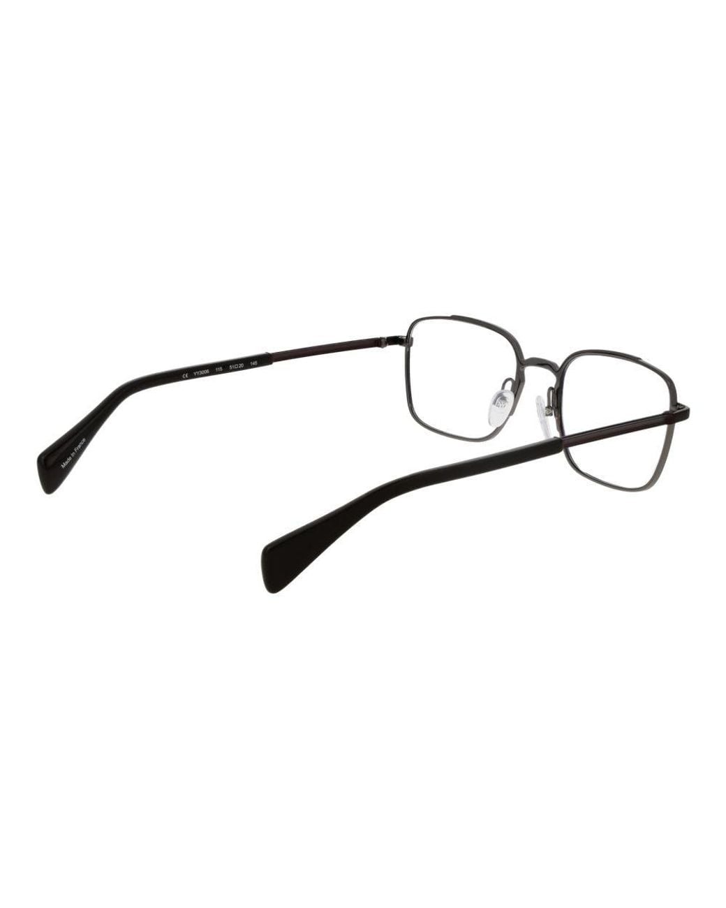 Yohji Yamamoto Black Metal Glasses (Frames) for men