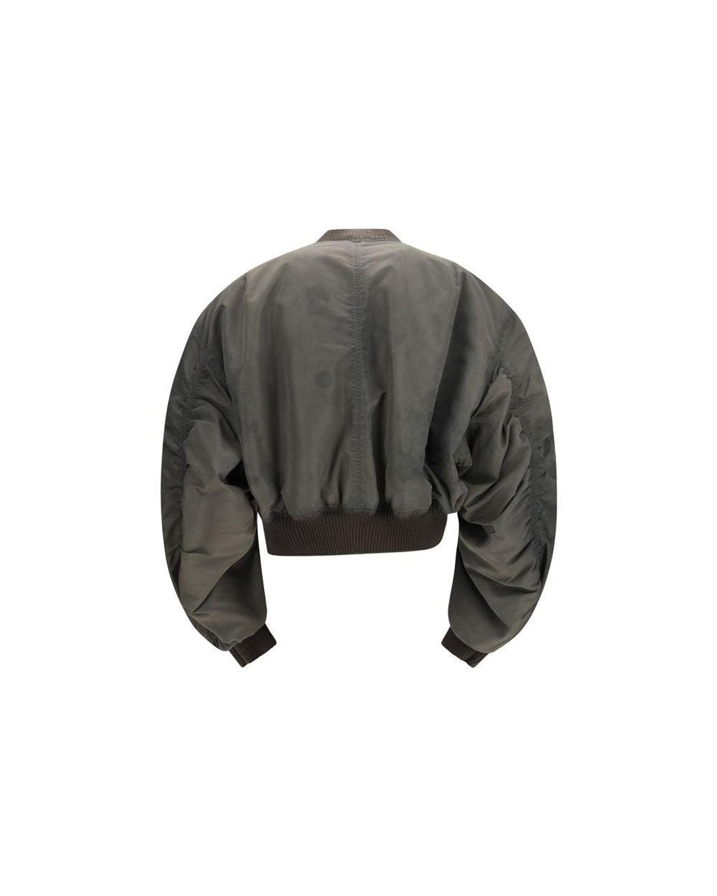 Rick Owens Gray Nylon Bomber for men