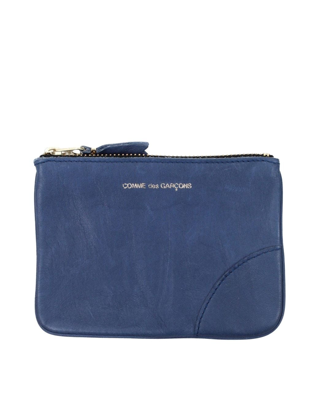 Comme des Garçons Blue Leather Wallet