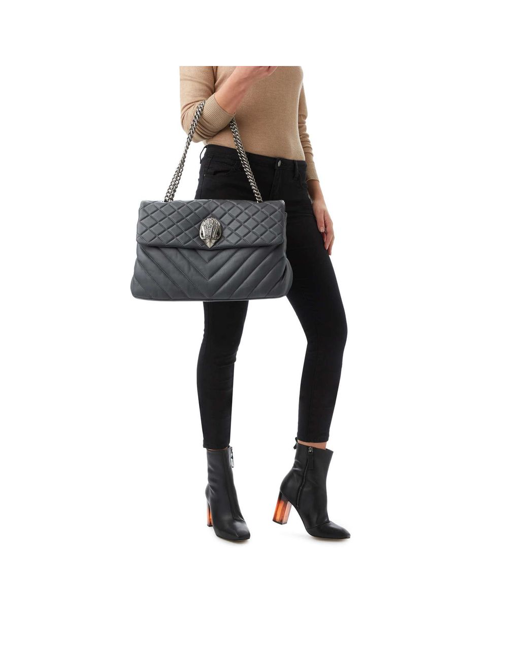 kurt geiger xxl kensington bag black