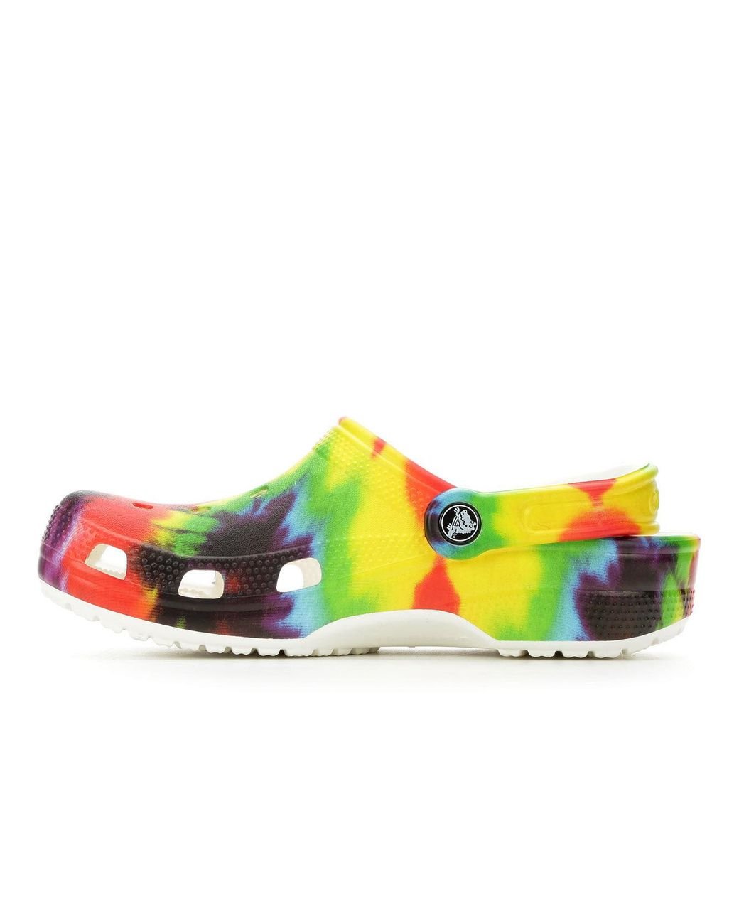 tie dye crocs shoe carnival