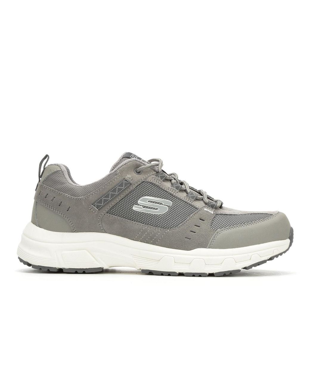 Skechers Synthetic Oak Canyon 51893 Athletic Shoe in Grey,White (Gray ...