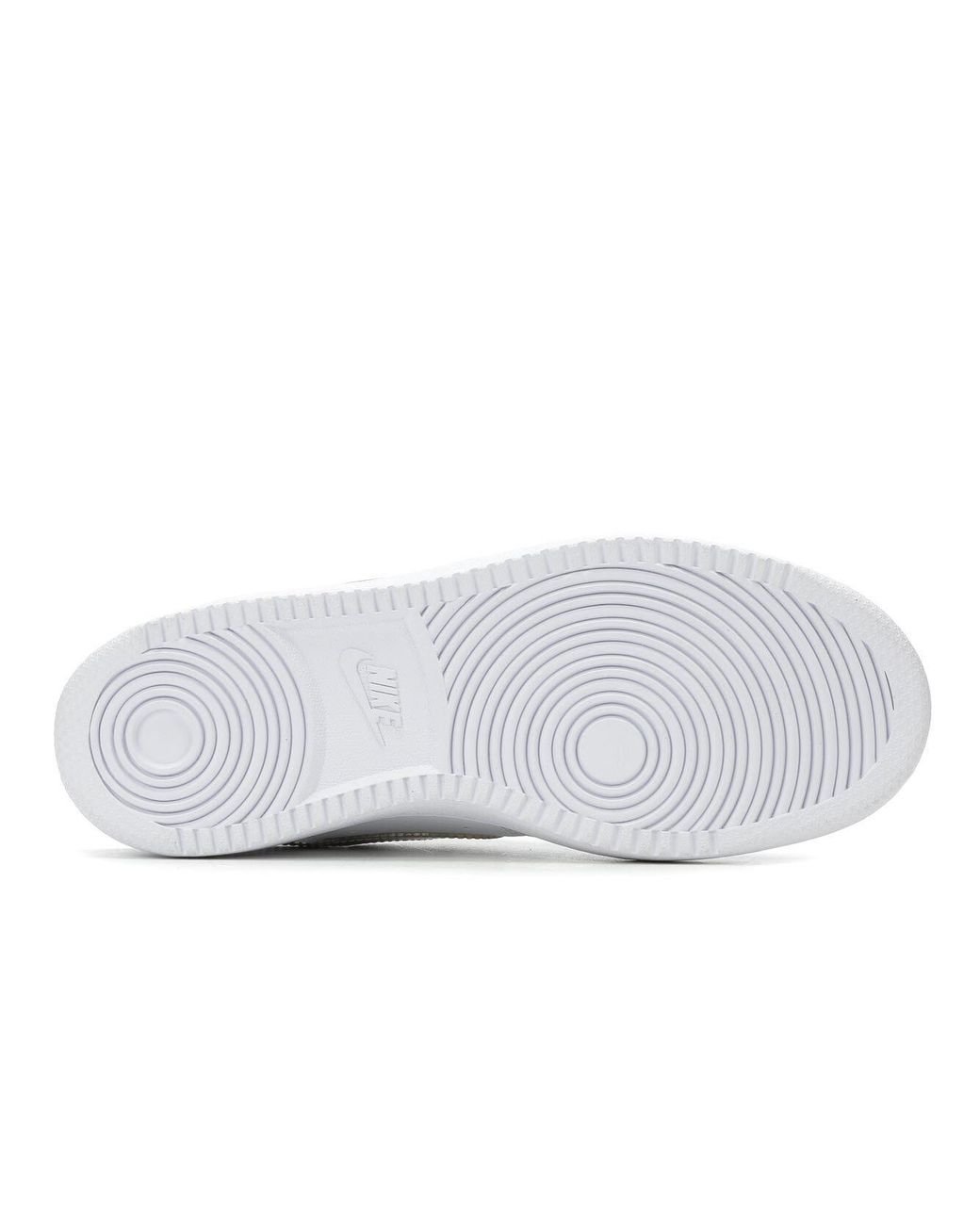 nike white iridescent court vision trainers
