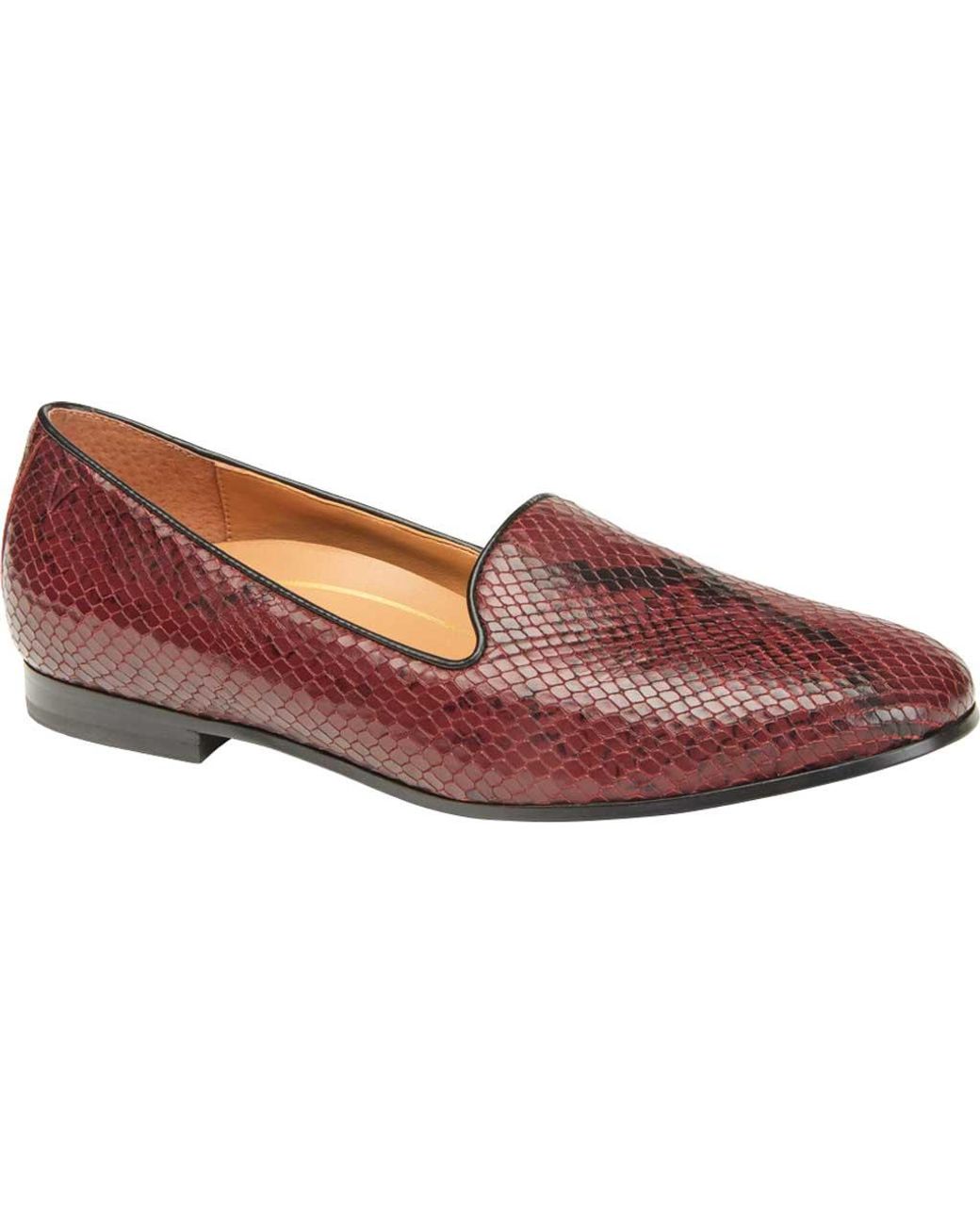 Vionic Rubber Willa Flat Loafer in Red - Lyst
