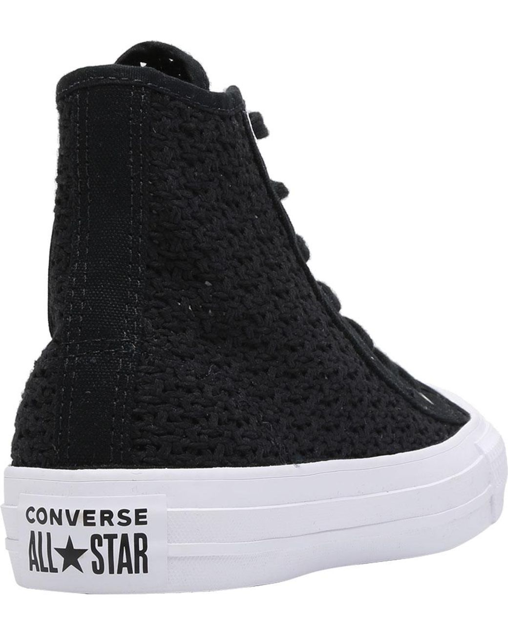 converse crochet high tops