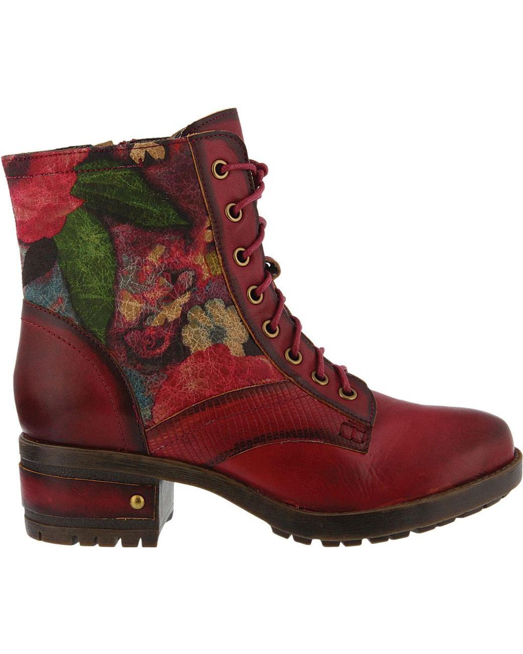 spring step lace up boots