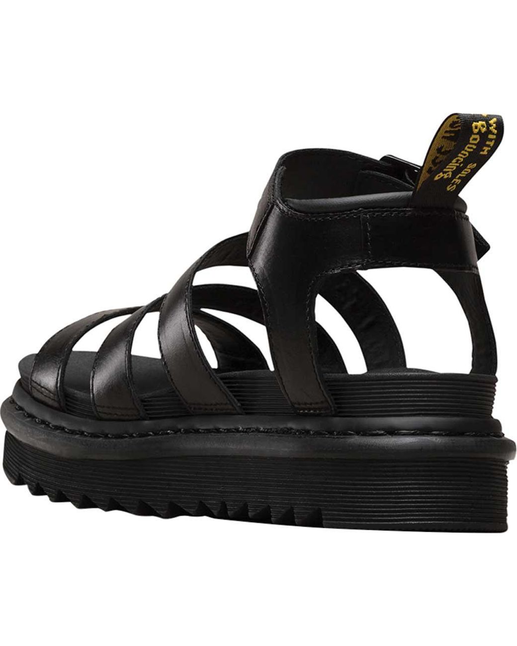 dr martens blaire sandals patent