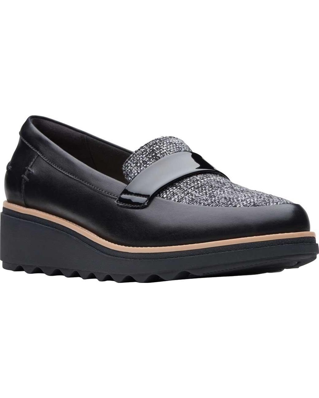 clarks sharon gracie wedge loafer
