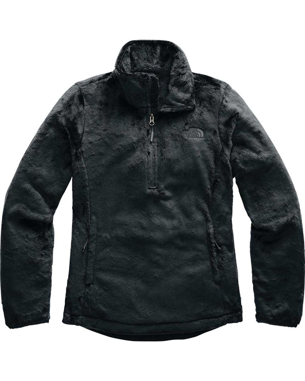 The North Face Synthetic Osito Quarter Zip Pullover in Black Lyst