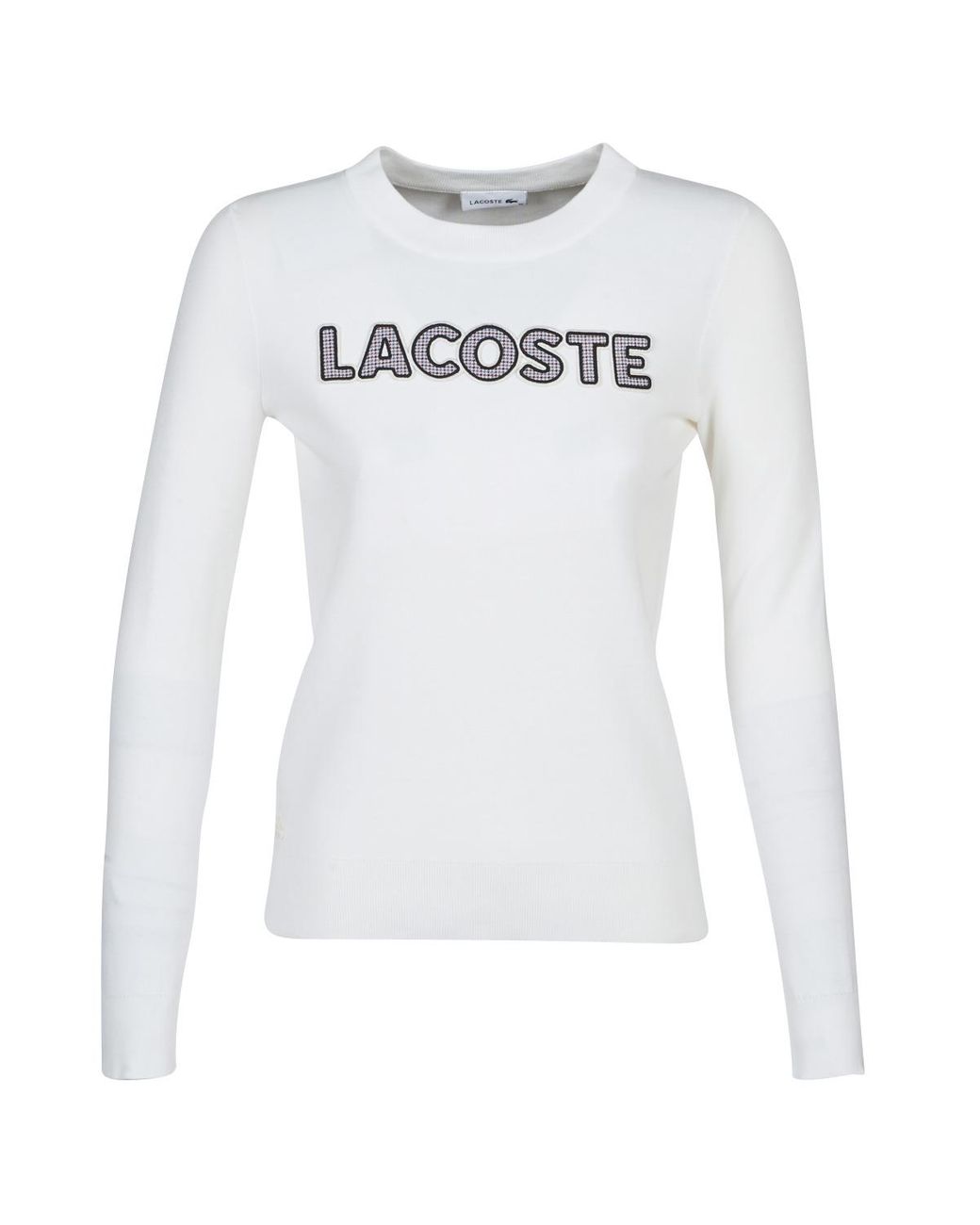 sweat lacoste blanc
