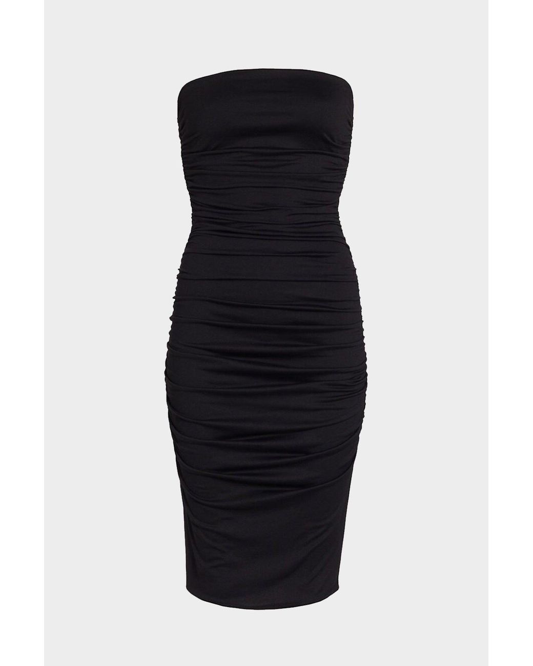 susana monaco ruched boatneck mini dress