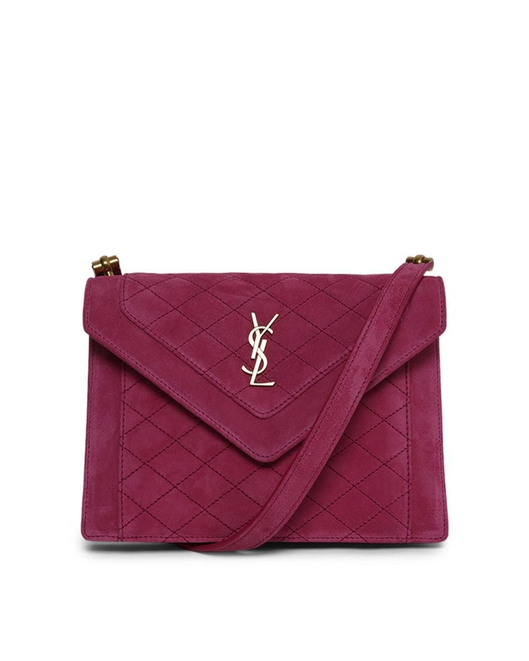 Saint Laurent Gaby Mini Satchel Bag In Quilted Lambskin Leather in ...