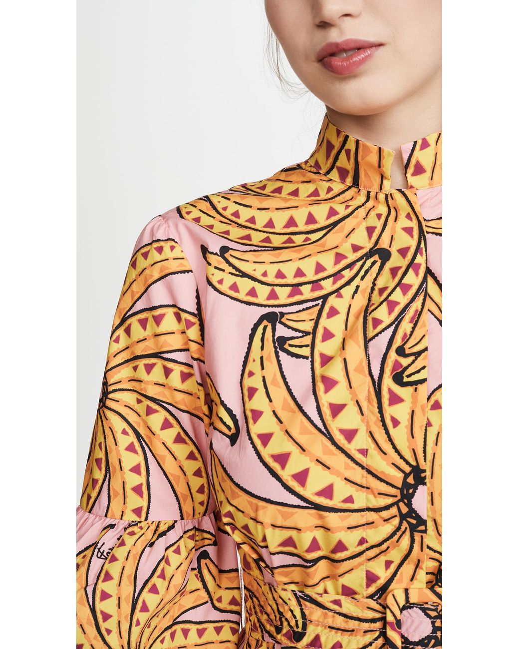 FARM Rio Banana Floral Mini Dress | Lyst