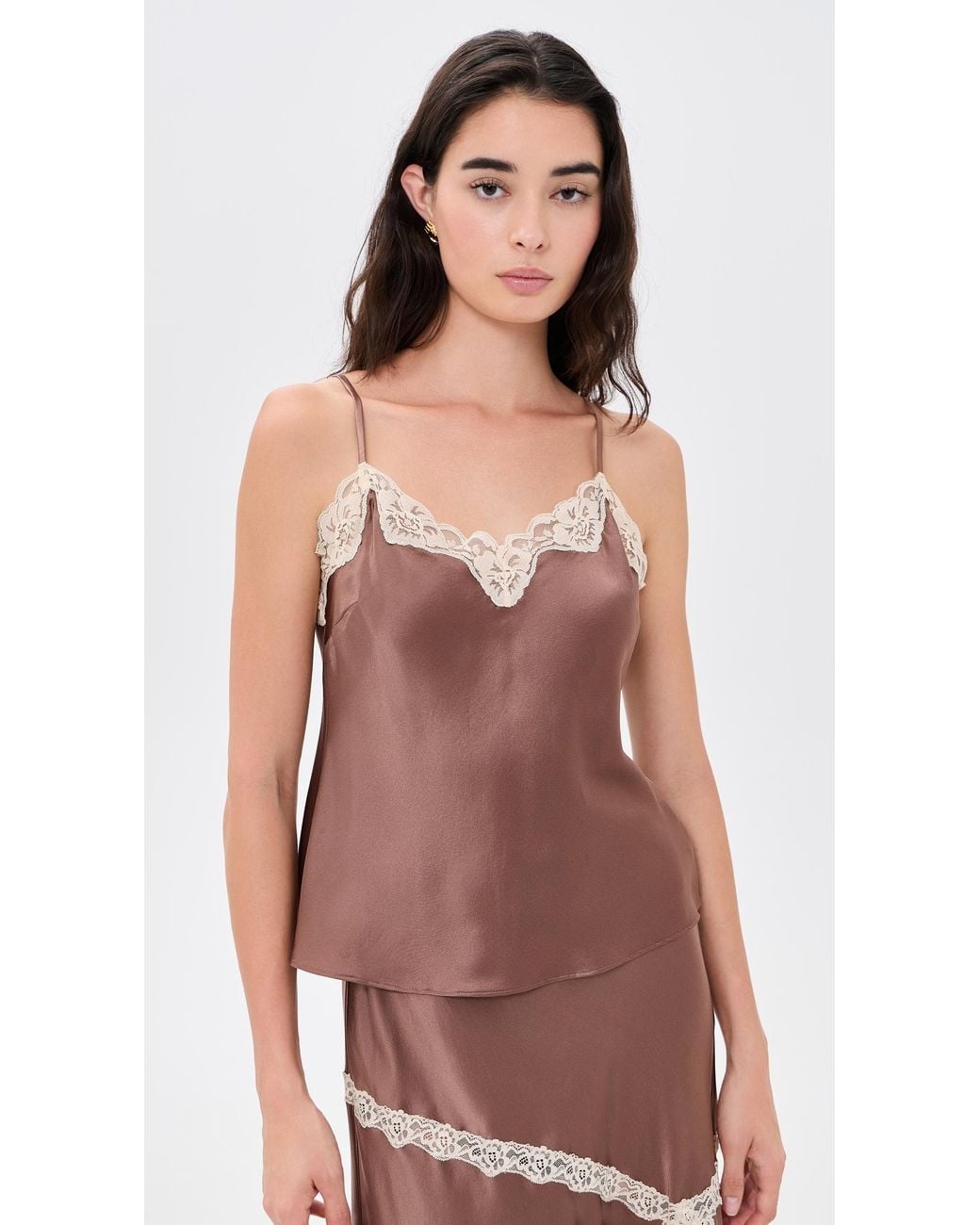 LoveShackFancy Red Franna Top