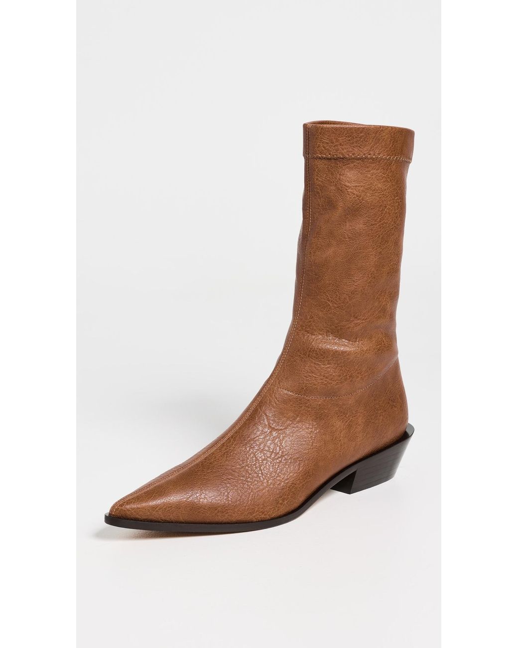 Tibi White Leo Boots