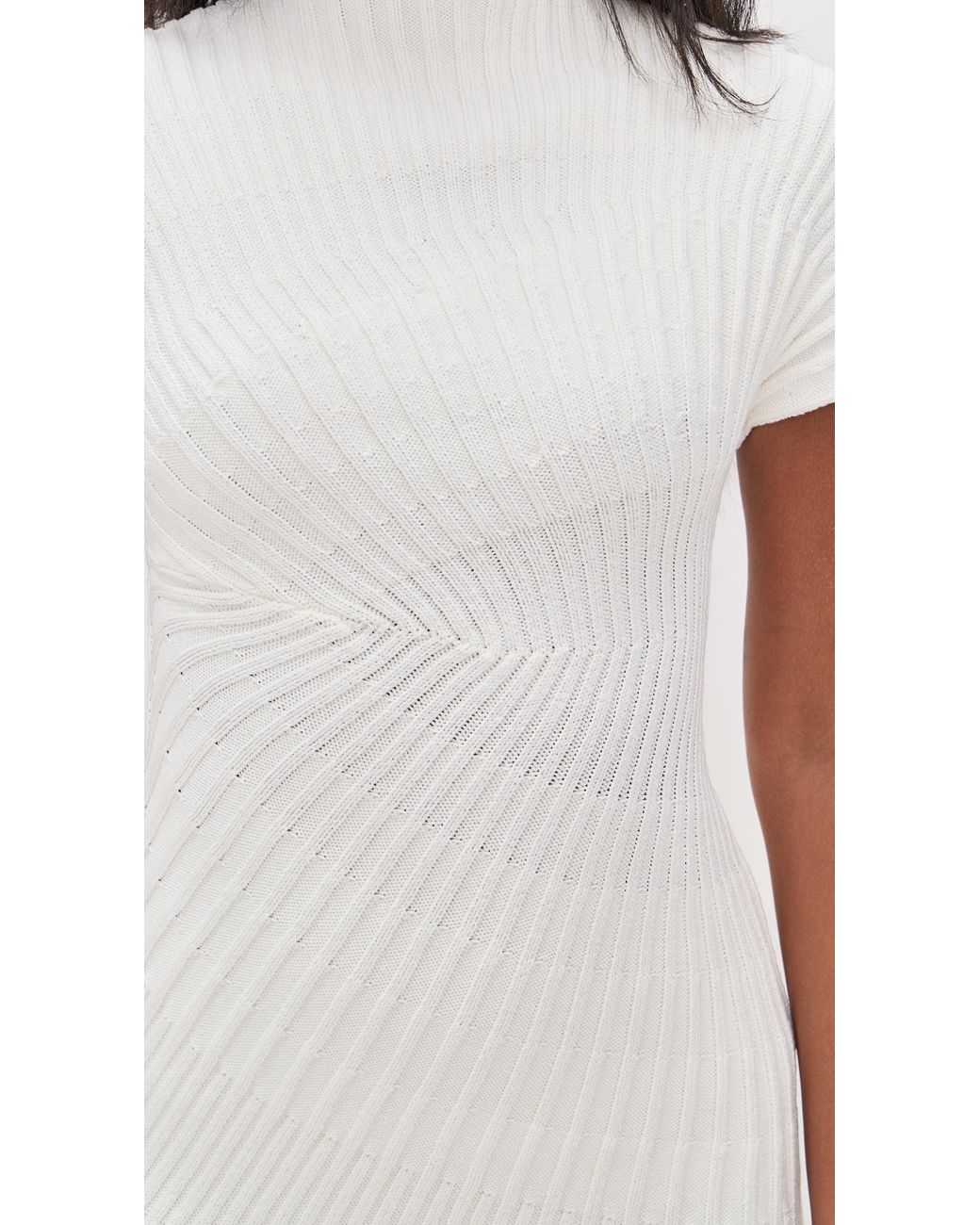 Cult Gaia Luka Knit Dress in White | Lyst Cult Gaia Luka Knit Dress in White | Lyst