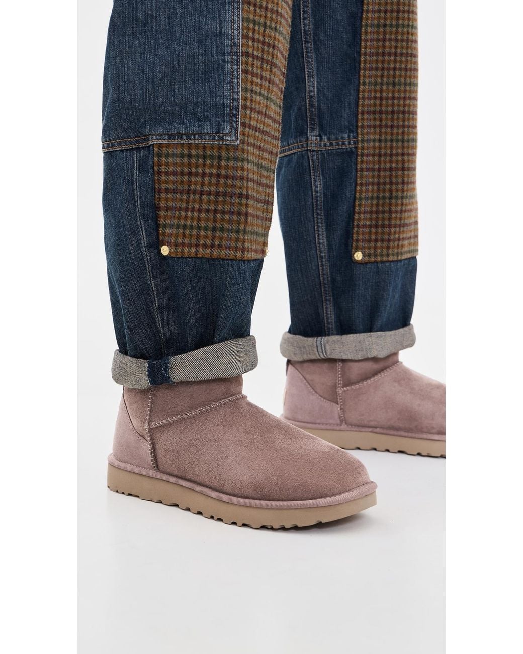 Ugg Pink Classic Ultra Mini Boots
