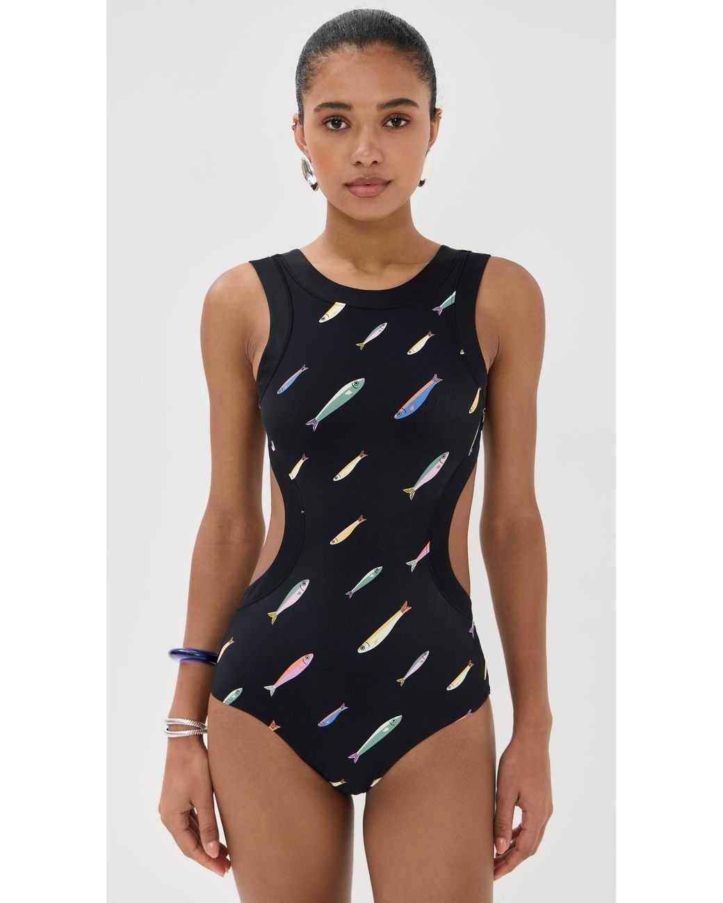 Staud Black Dolce One Piece