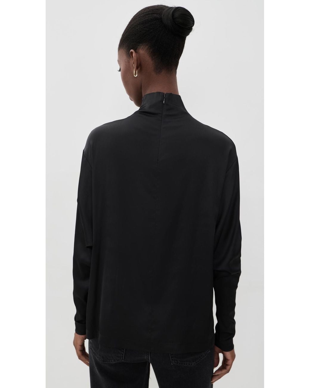 Agolde Black Bryony Top