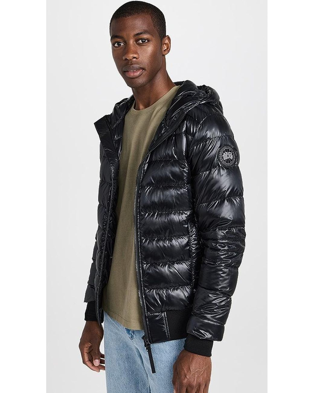 mens shiny bomber jacket