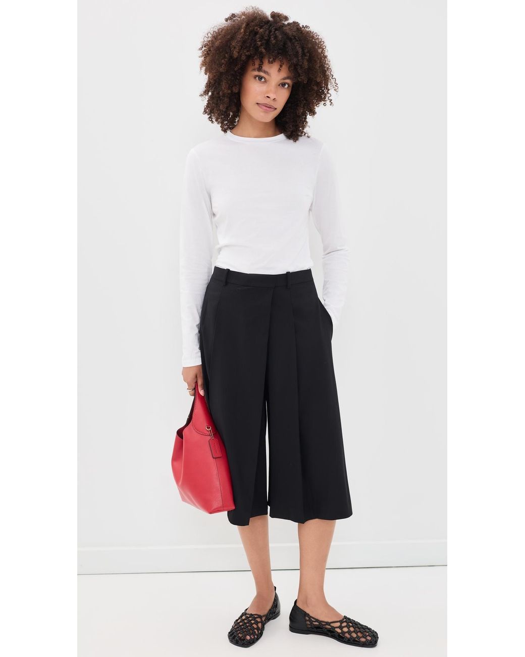 Theory White Tiny Tee