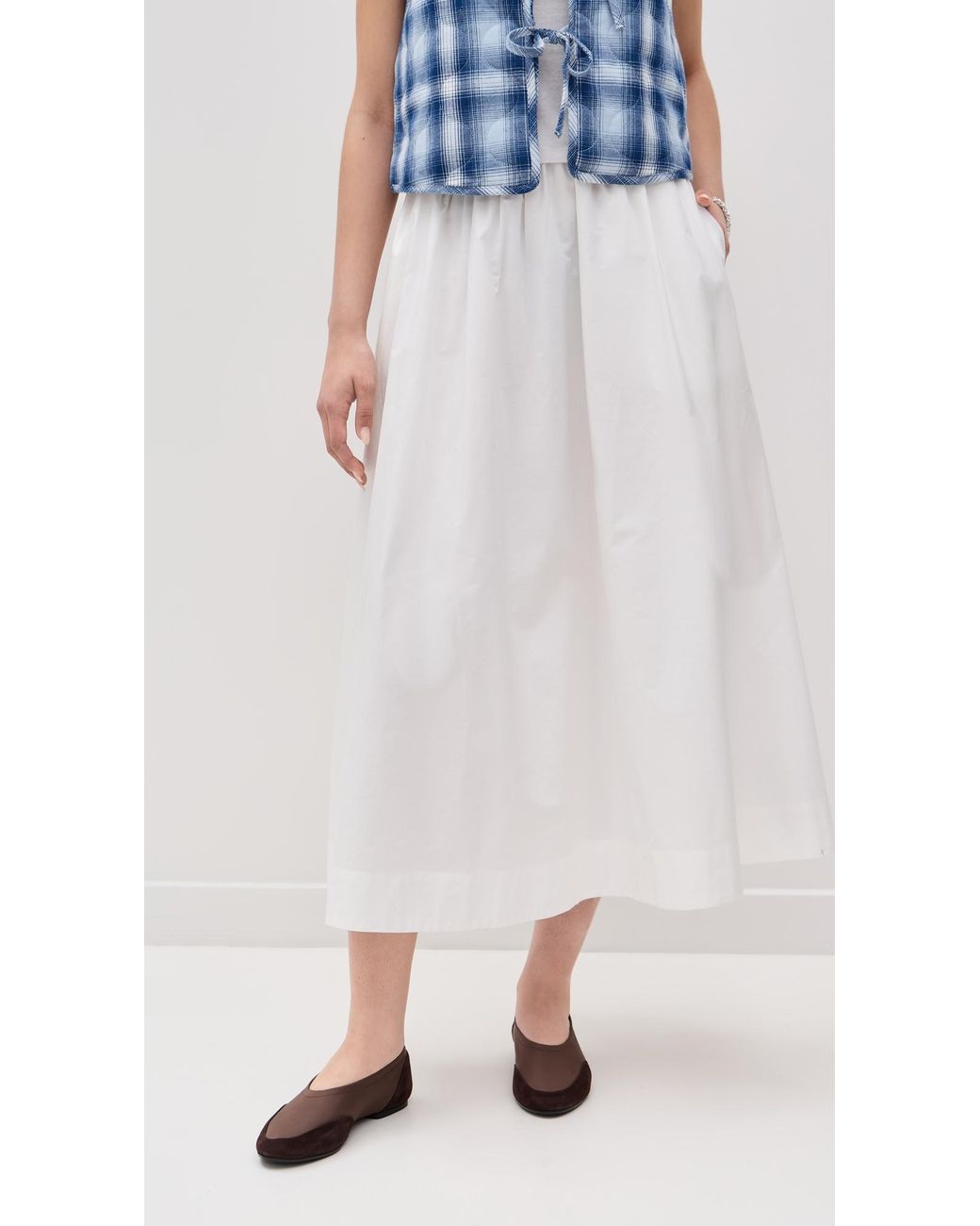 ALIGNE White Natalie Skirt