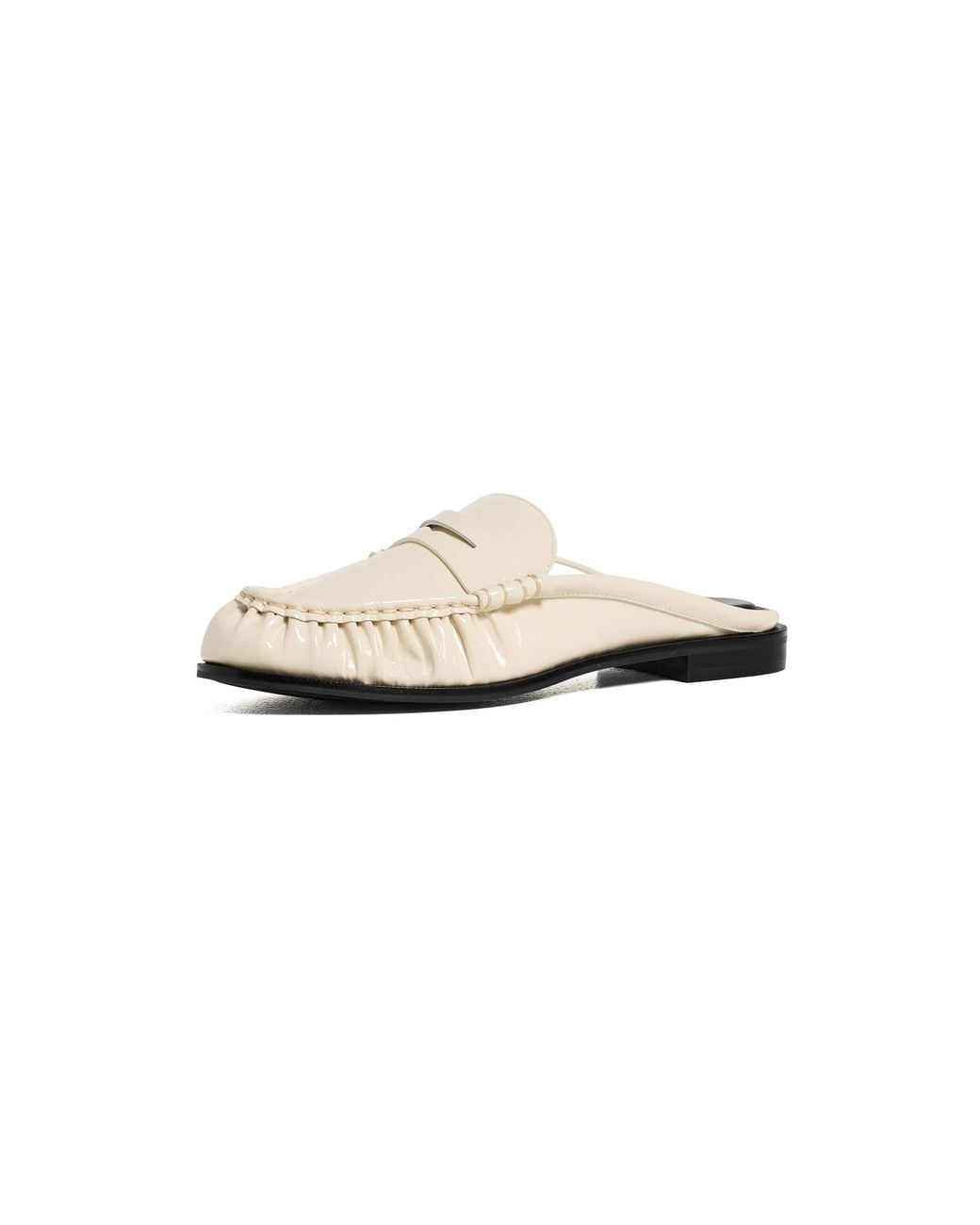 Rag & Bone White Lexi Loafer Mules