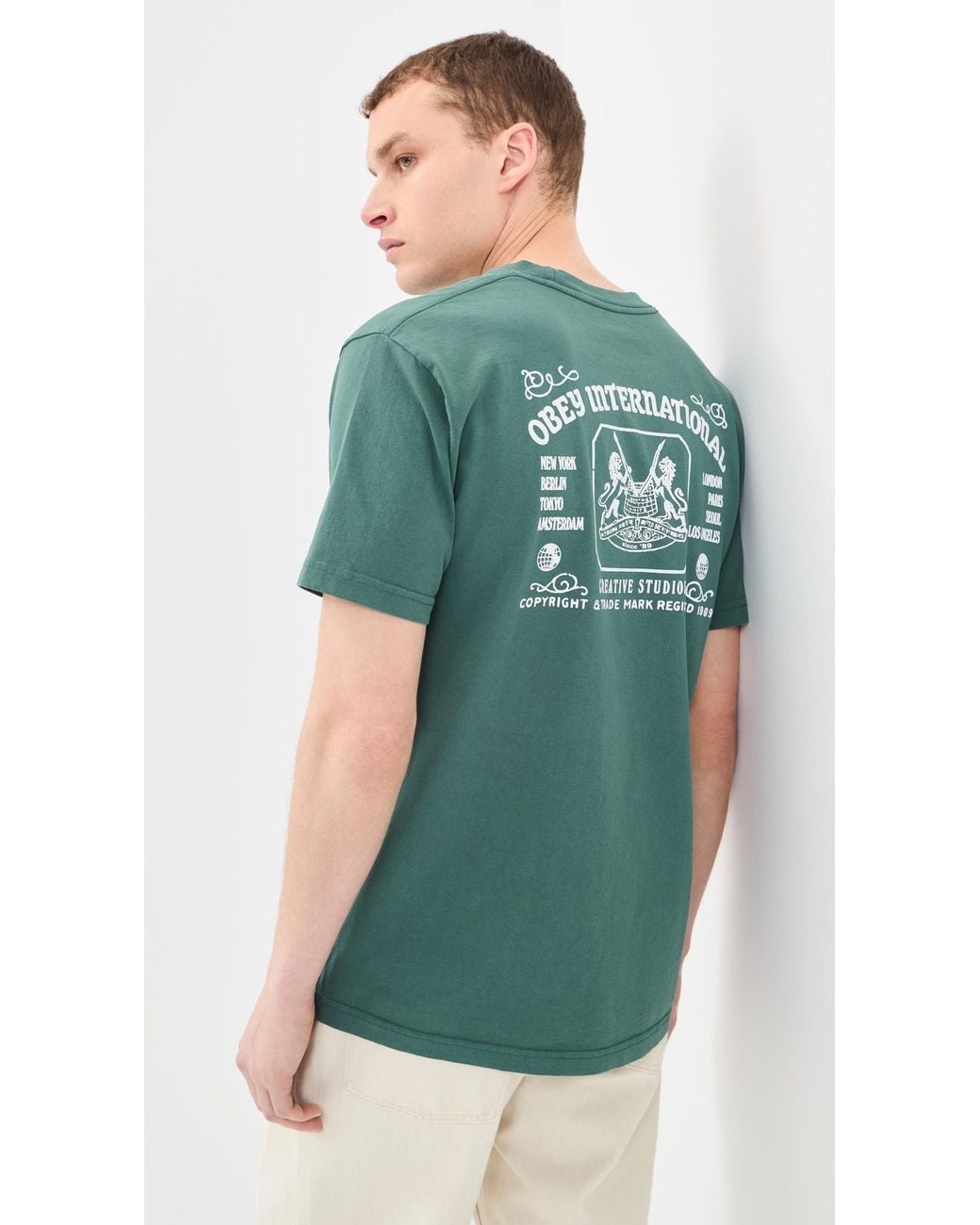 Obey Green Creative Studios Tee for men