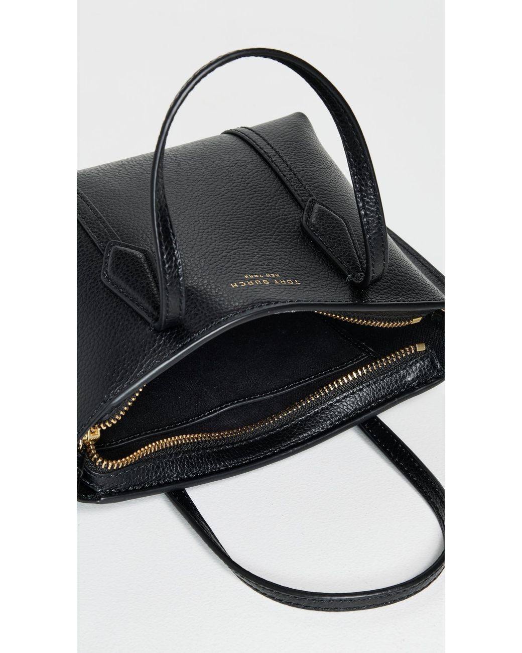 Tory Burch Black Perry Mini Tote
