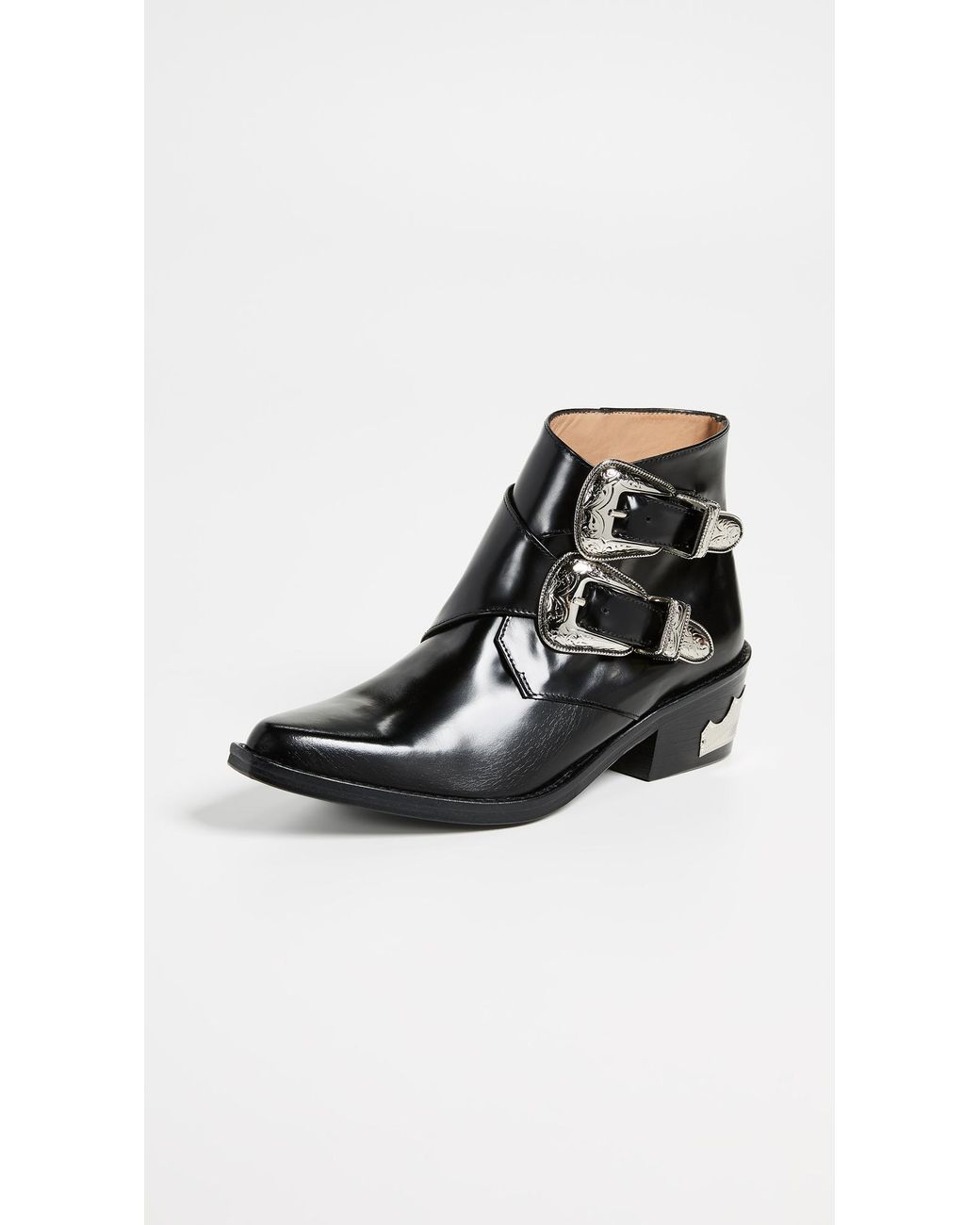 靴 TOGA PULLA 2wayStretch coverboots Toga Pulla // Black Leather Lace-Up Oxford – VSP Consignment