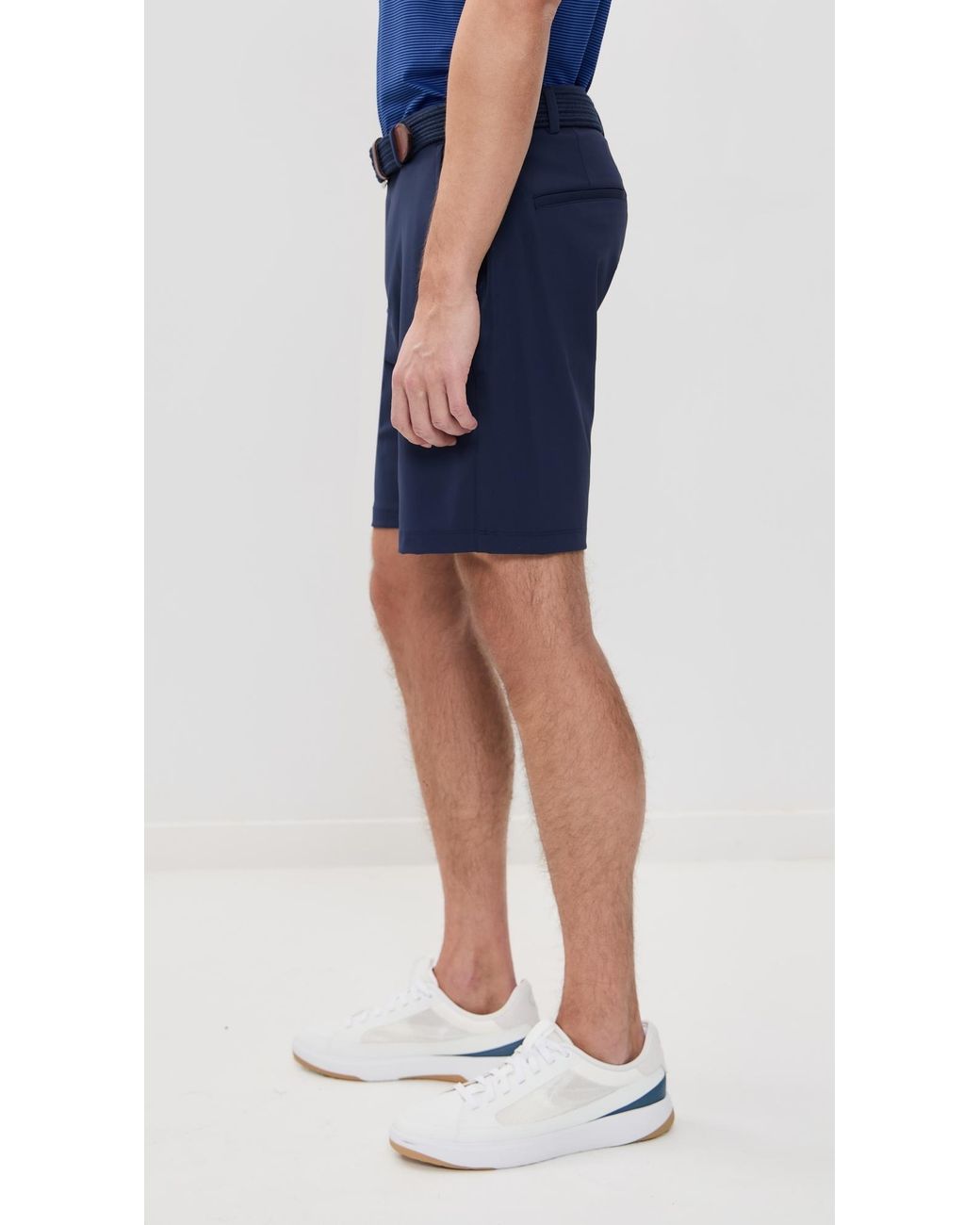 Redvanly Blue Varick Pull On Shorts 7.5 for men