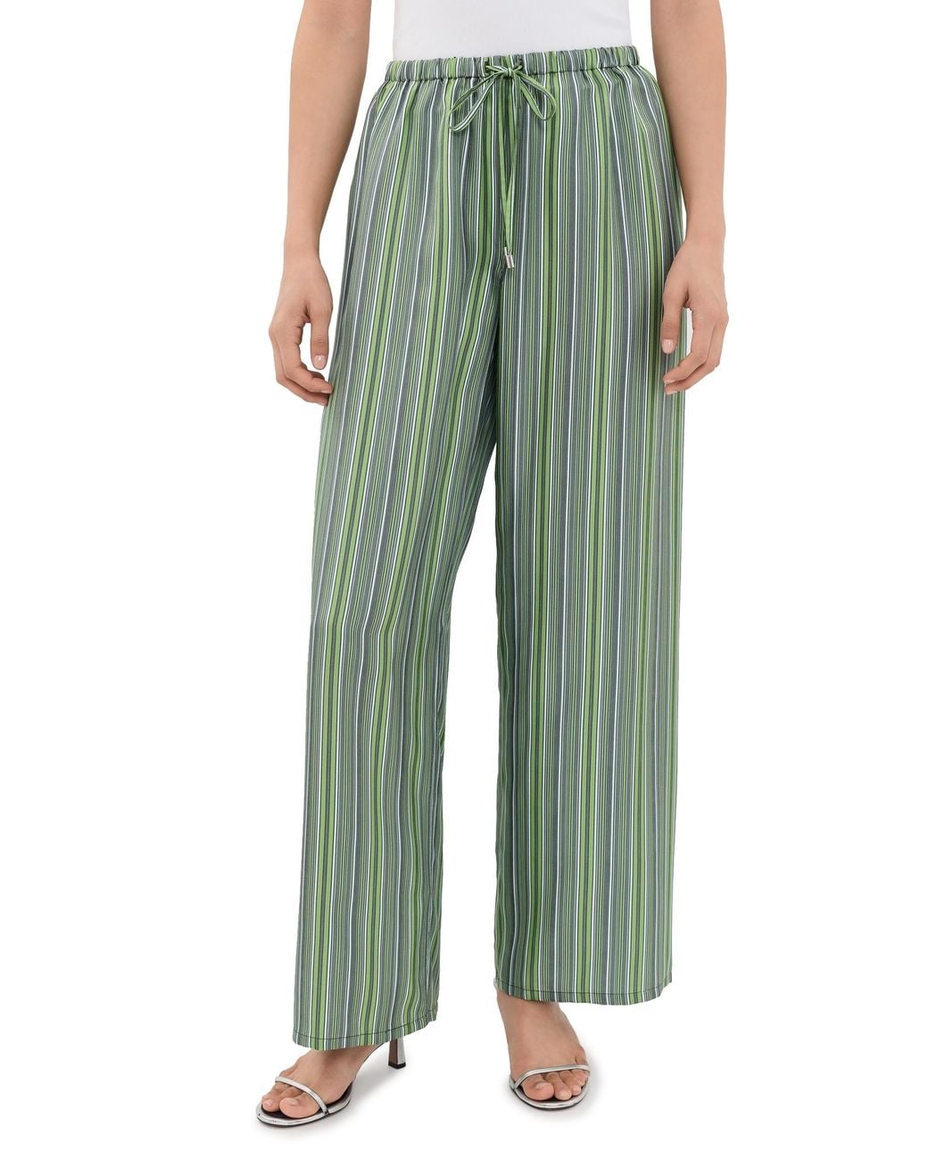Comme Si Green Drawstring Pants