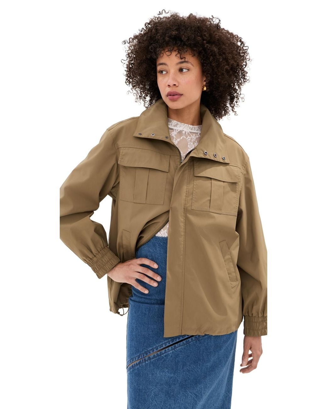 Le Bos Blue Aubrey Jacket