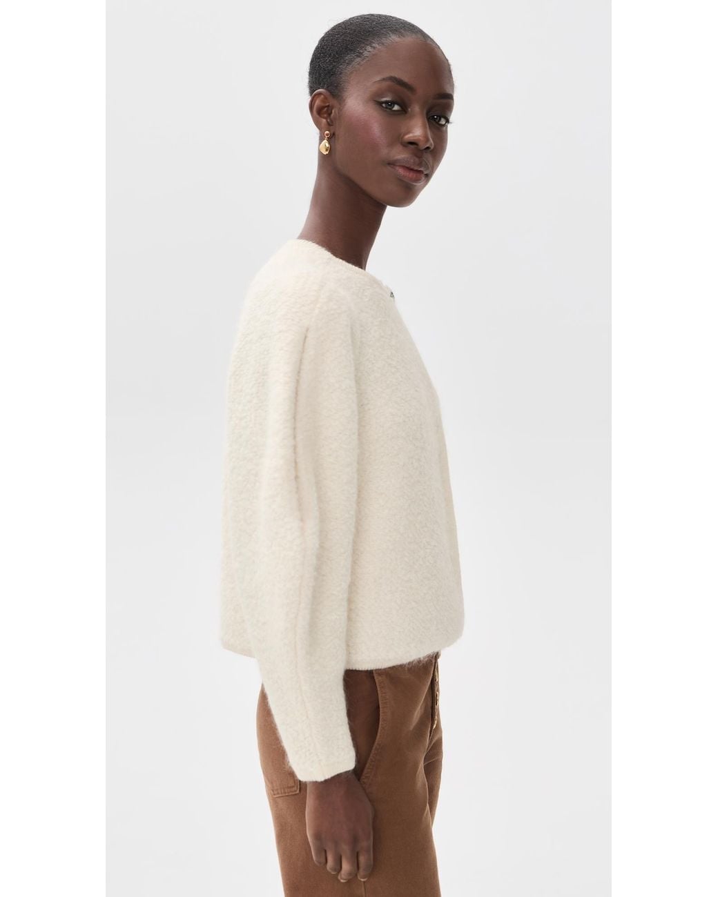 Ba&sh Natural Fida Cardigan