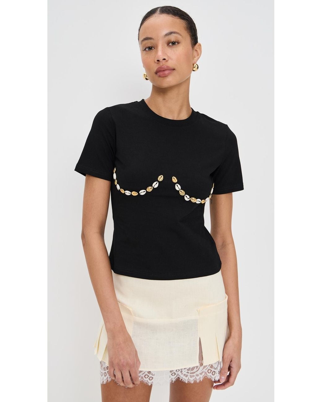 never fully dressed boob shirt Never Fully Dressed Shell Boob T-shirt