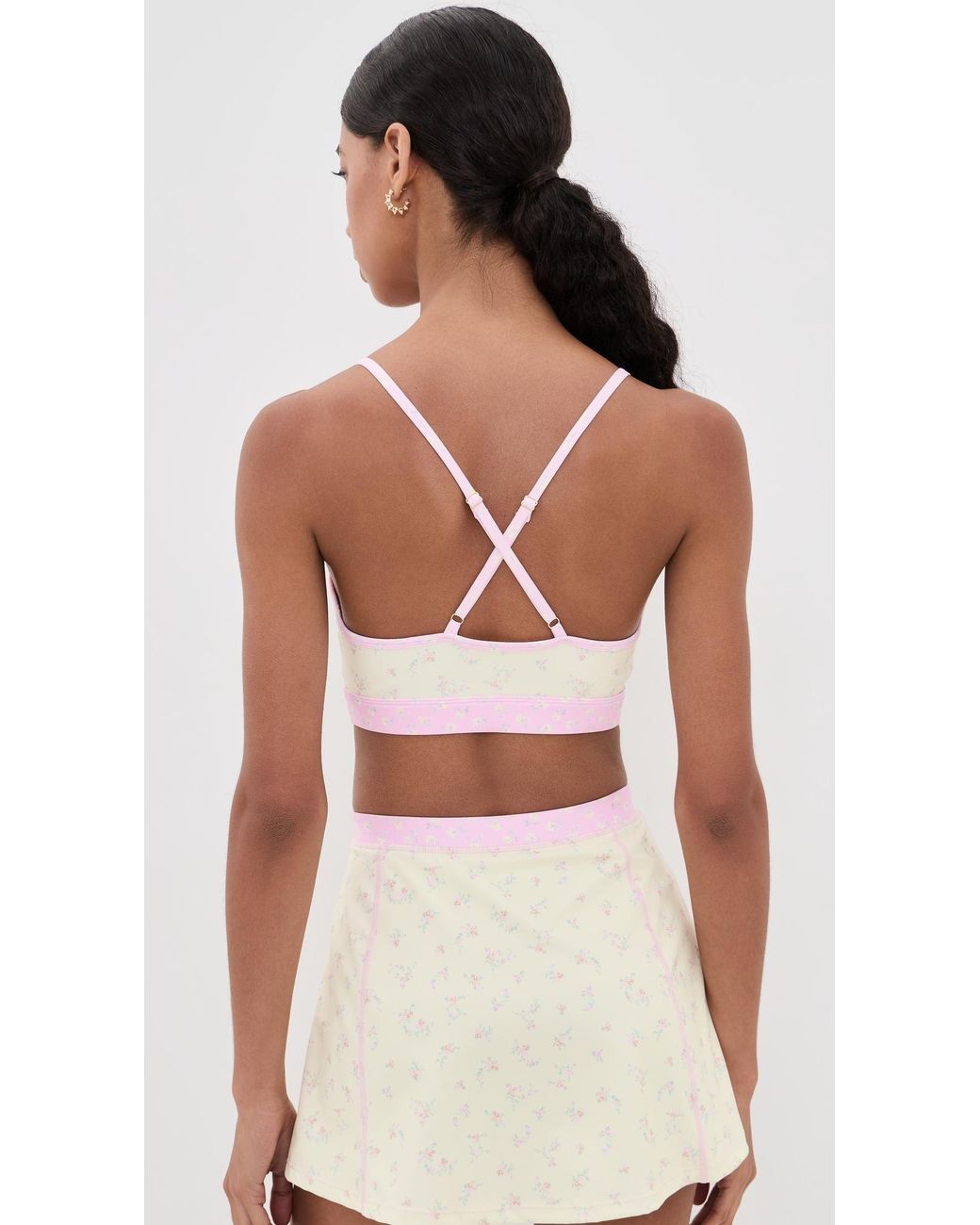 LoveShackFancy Red Jolanda Bra