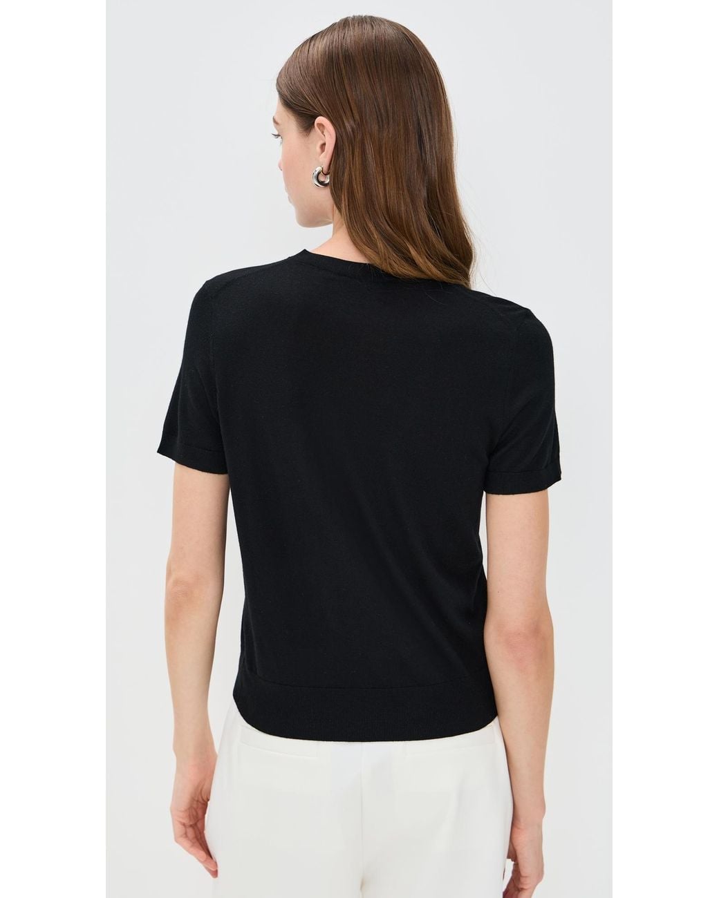 Theory Basic Tee in Black | Lyst
