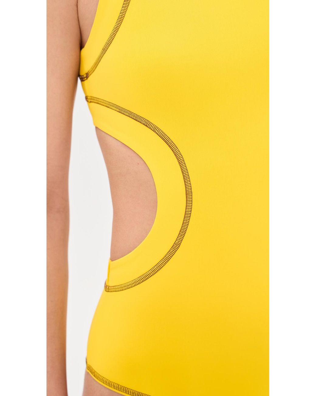 Staud Yellow Dolce One Piece