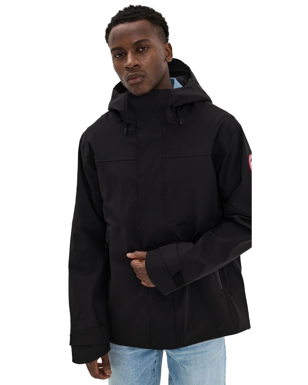Canada Goose Black Rupert Rain Jacket for men