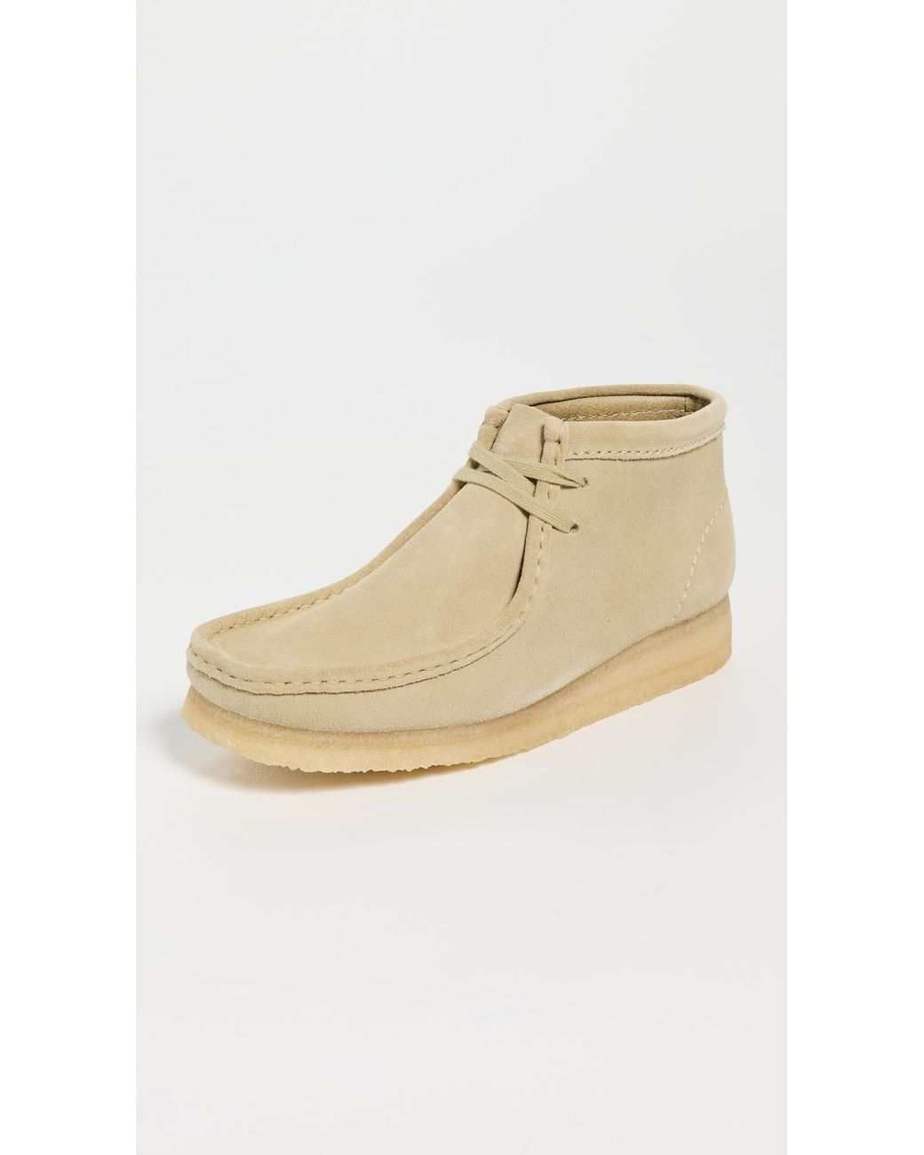 Clarks White Wallabee Boots