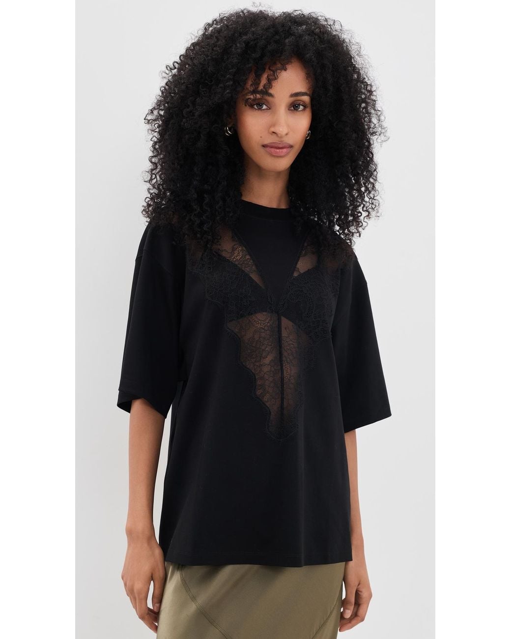Anine Bing Black Jamila Tee