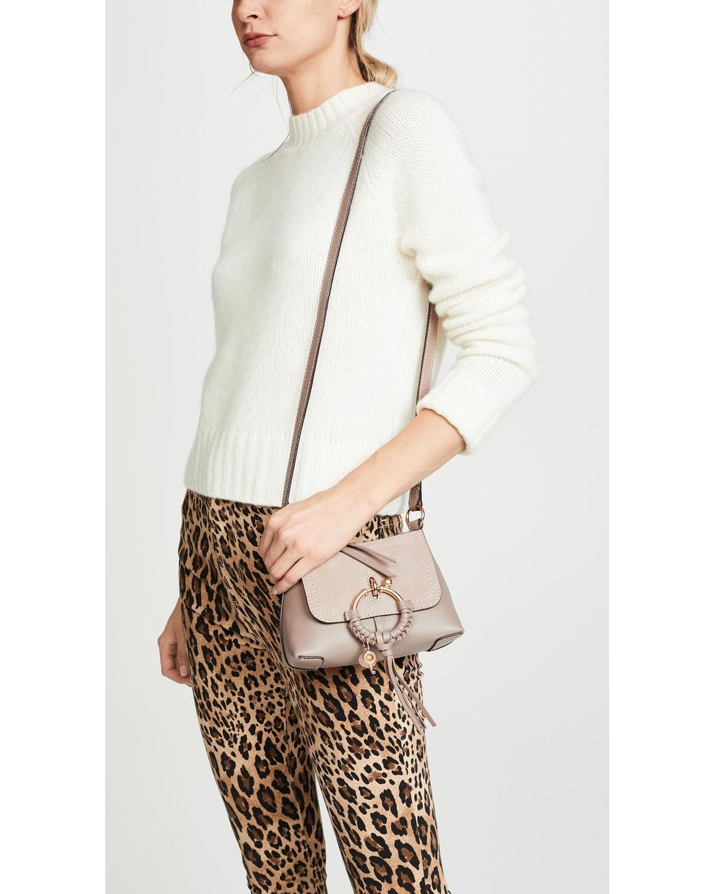 See By Chloé Joan Mini Shoulder Bag in Gray | Lyst See By Chloé Joan Mini Shoulder Bag in Gray | Lyst