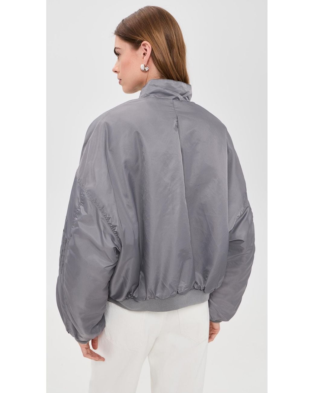 Lioness Gray Bloom Bomber Jacket