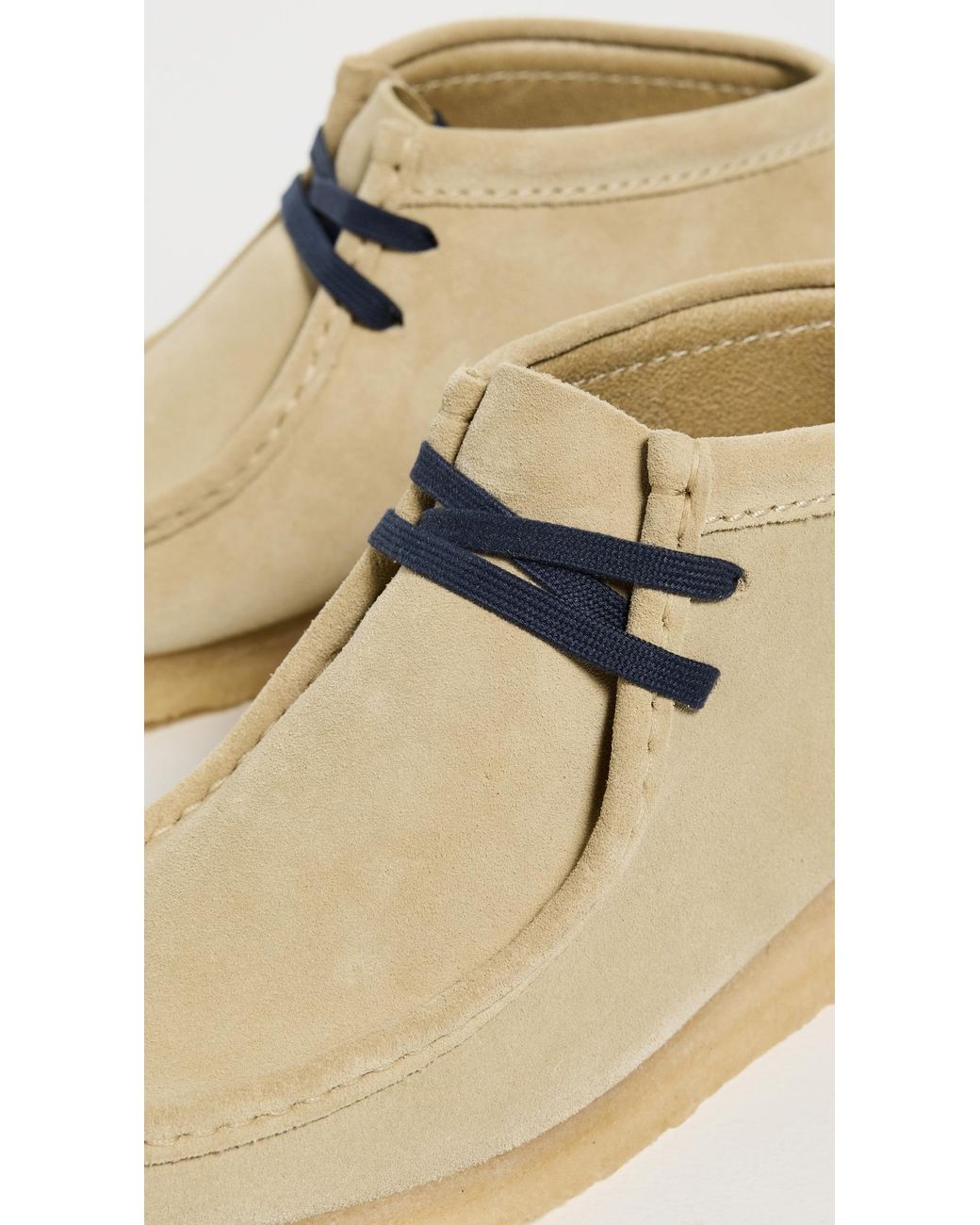 Clarks White Wallabee Boots