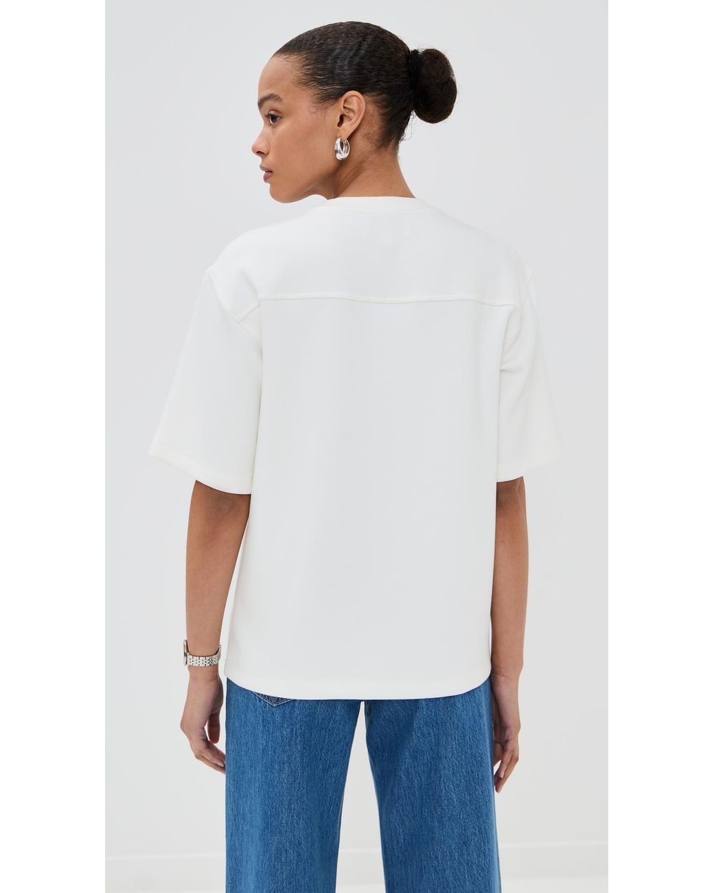 Le Bos White Caroline Tee