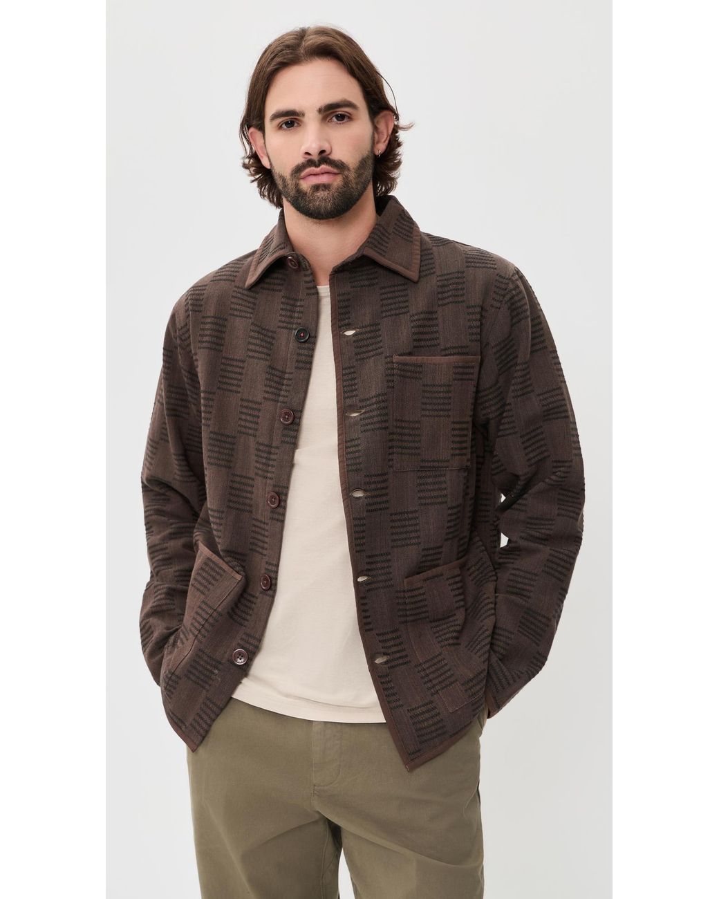 Kardo Brown Paris Jacket for men
