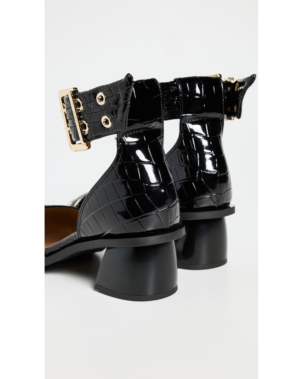 ganni-Black-Chunky-Buckle-Open