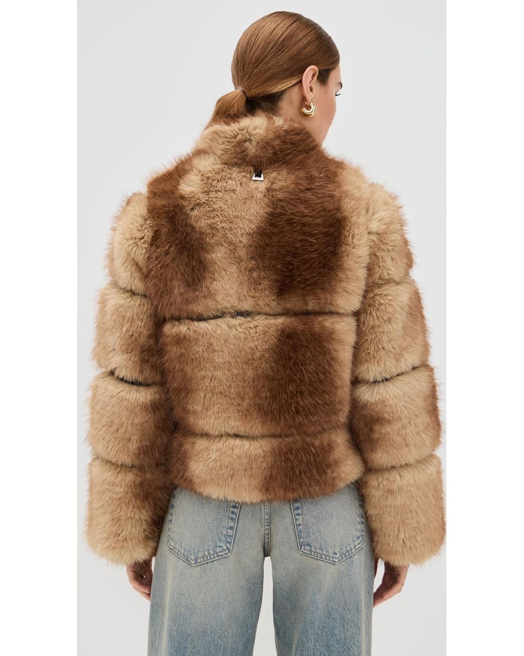 Apparis Brown Sai Mink Coat
